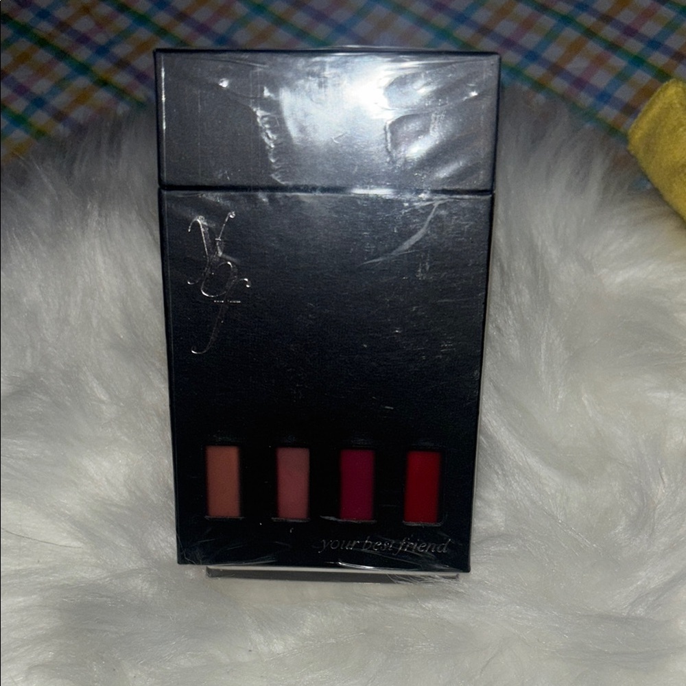 Cream and Pink Lipstick Collection Makeup Set